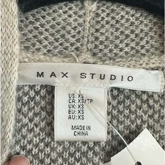 Duster Length Cardigan by Max Studio, Size XS - Picture 4 of 9